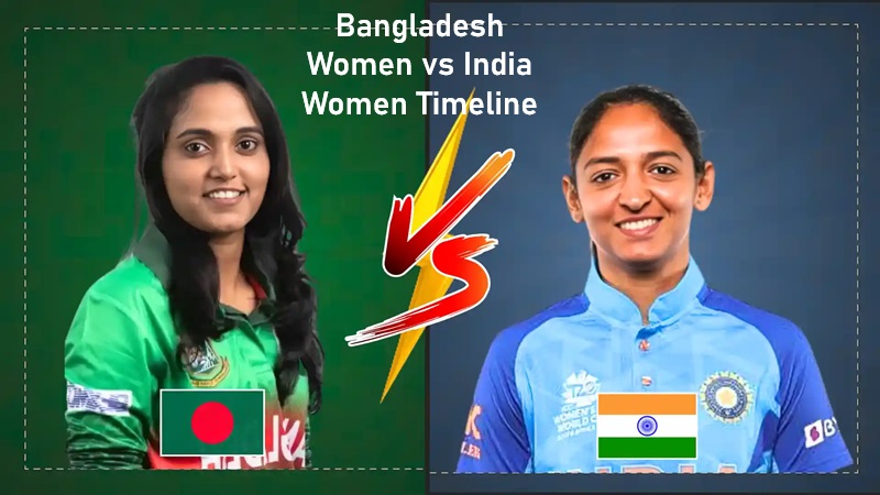 Bangladesh Women vs India Women Timeline