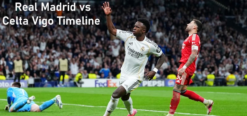 Real Madrid vs Celta Vigo Timeline